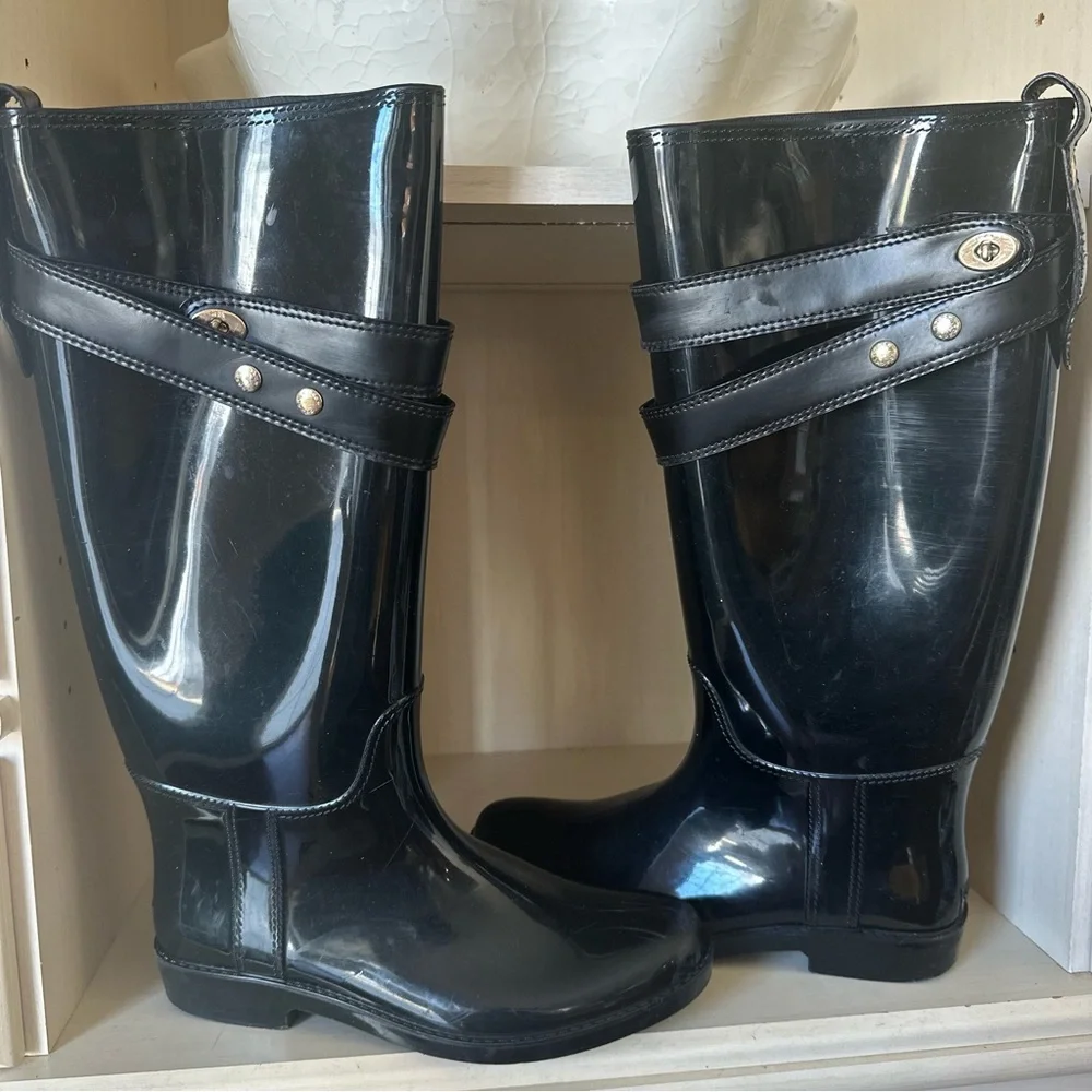 Coach Black Tall Boots